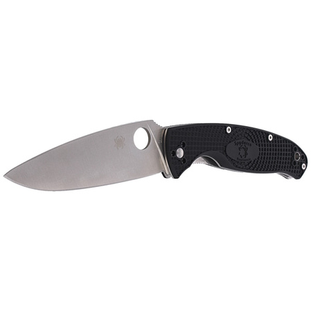 Spyderco Resilience Lightweight Knife Black FRN, Satin 8Cr13MoV by Eric Glesser (C142PBK)