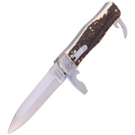 Nóż sprężynowy Mikov Predator Deer Stag, Mirror 3ostrz (241-NP-3/KP)
