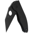 Spyderco MicroJimbo Black G10, Black DLC Plain CPM S30V Knife by Michael Janich (C264GPBK)