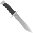 Nóż Muela 85-162 Black Rubber, Satin Nitro-42