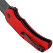 Kubey Bravo One Drop Point Knife Red G10, Blackwashed AUS-10 by Mikkel Willumsen (KU319E)