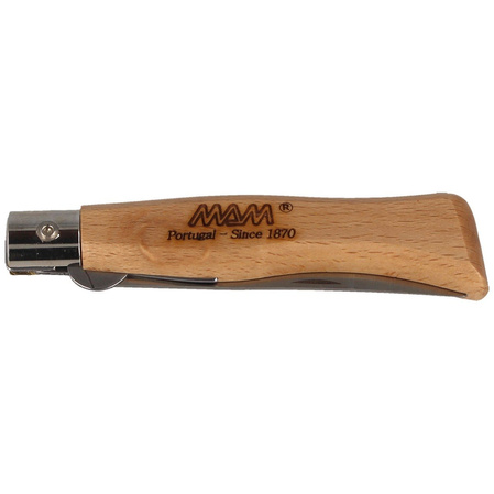 Nóż składany MAM Douro z blokadą, Light Beech Wood 75mm (2006-LW)