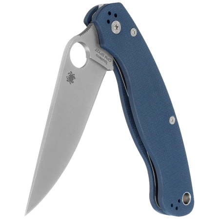 Nóż składany Spyderco Military 2 Cobalt Blue G10, Satin CPM SPY27 by Sal, Eric Glesser (C36GPCBL2)