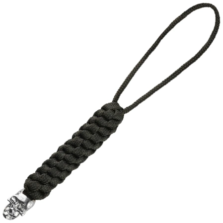 Przywieszka do noża M-Tac Helix Skull Black paracord (TMLHS-BK)