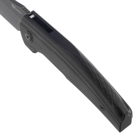 Reate Jack Jr. Knife Black Aluminium, Black DLC S30V (Jack Jr. BKAL DLC BKAL)