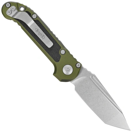 Microtech LUDT Gen III T/E Automatic Knife OD Green Aluminum, Stonewashed M390MK by Tony Marfione (1136-10OD)
