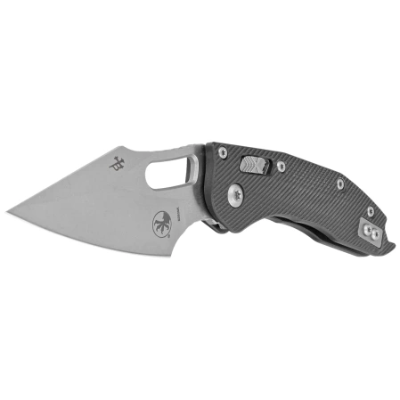 Microtech Stitch Ram-Lok S/E Knife Black Fluted G10, Apocalyptic M390Mk by Borka Blades and Tony Marfione (169RL-10APFLGTBK)