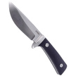 Kubey Knife Classical Full Tang, Black G10, Satin D2 (KU160B)
