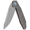 Nóż składany Kubey Nova Frame Lock Flamed Titanium, Beadblasted 14C28N (KB235G)