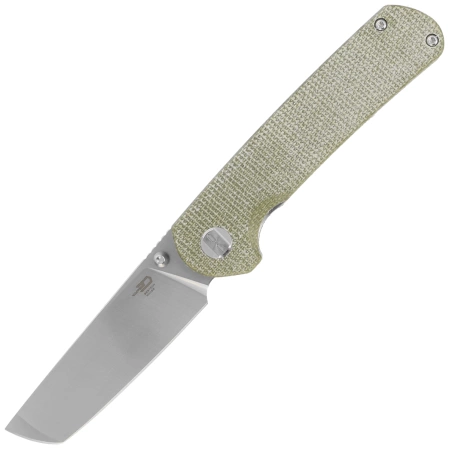 Nóż składany Bestech Sledgehammer Beige Micarta, Satin /  Stonewashed D2 (BG31D)