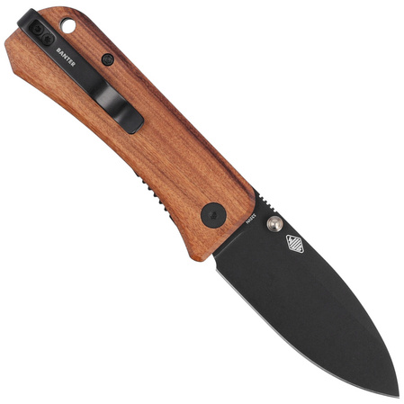 Nóż składany WE Knife Banter Cuibourtia Wood, Black Stonewashed CPM-S35VN by Ben Petersen (2004K)