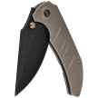 Nóż składany WE Knife Riff-Raff Bronze Titanium, Black Stonewash CPM 20CV by Matthew Christensen (WE22020B-1)