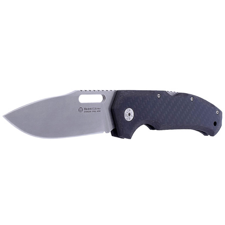 Nóż składany Maserin Nimrod Carbon Fiber, Stonewashed M390 by Tommaso Rumici (480/CN)