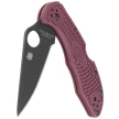 Spyderco Delica 4 Sprint Run Burgundy FRN, TiCN Micro-Melt PD#1 by Sal Glesser (C11BGBKP)