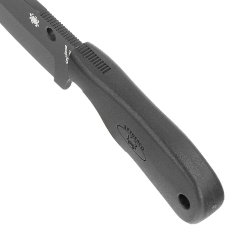 Nóż Spyderco Subway Bowie Black FRN, Black Plain LC200N by Fred Perrin (FB48PBBK)