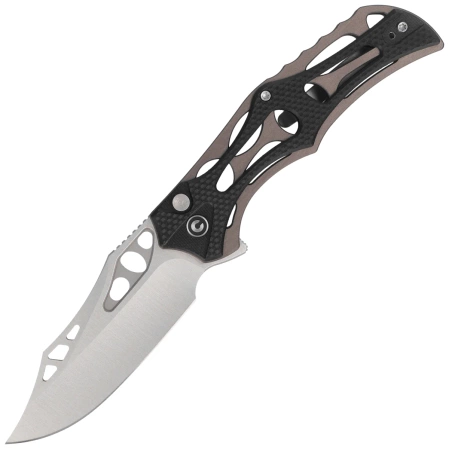 Nóż składany Civivi Biophase Gray Aluminium/Black G10, Satin Nitro-V (C23083C-3)