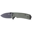 Sencut Knife Sachse Green Micarta, Black Stonewashed 9Cr18MoV (S21007-2)