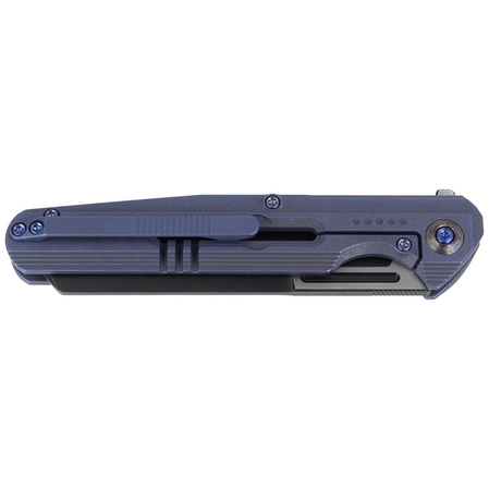 Nóż składany WE Knife Reiver LE No 044/260 Blue Titanium, Black Stonewashed CPM S35VN (WE16020-4)