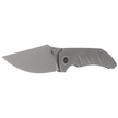 WE Knife Riff-Raff Gray Titanium, Gray Stonewashed CPM 20CV by Matthew Christensen (WE22020B-3)