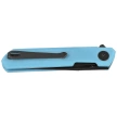 Nóż składany Bestechman Mini Dundee Tiffany Blue G10, Grey PVD D2 by Ostap Hel (BMK03L)