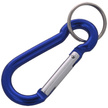 FOX 7 Aluminium Spring Clip Hook Carabiner, Blue