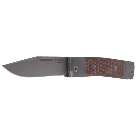 Nóż LionSteel bestMAN Natural Micarta, Clip Blade (BM1 CVN)