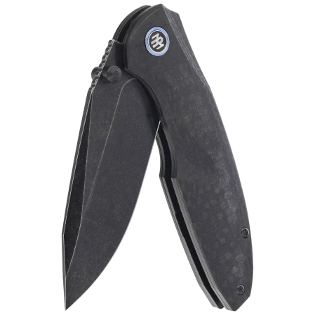 Nóż składany Remette RT-Cool Whale Black G10, Titanium / Stonewashed 14C28N (RTCL-G2)