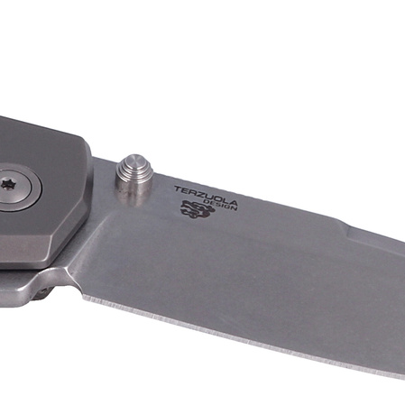 MKM Maximo Green Micarta, Stone Washed by Bob Terzuola (MK MM-GCT)