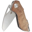 Bestech Knife Riverstone Natural Canvas Micarta, Satin 154CM by Frank Grissom (BL03E)