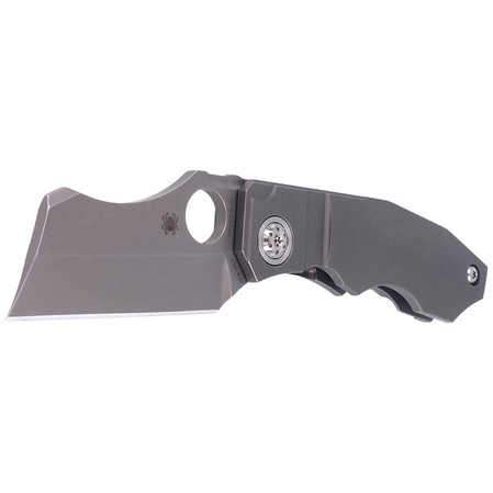 Nóż składany Spyderco Stovepipe Titanium CPM 20CV Plain (C260TIP)
