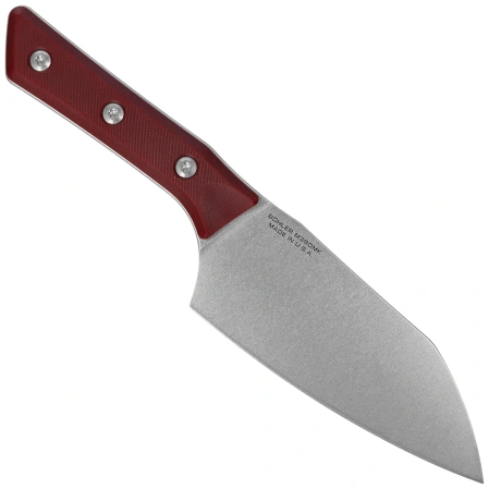 Microtech Santoku 6'' Kitchen Knife Merlot G10, Stonewashed MK390 (3200-10MR)