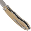 Nóż składany Remette Wild Species GC103-C Brown G10, Fine Hand Grinding 14C28N