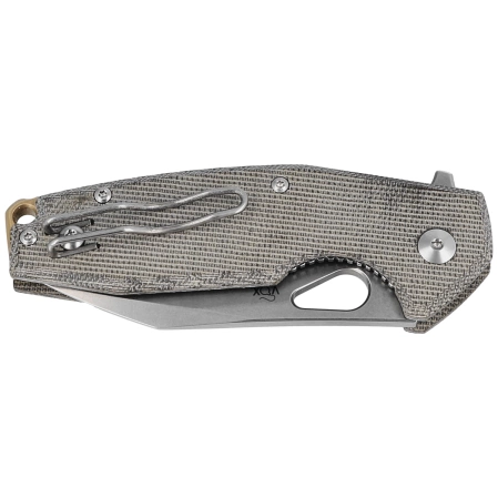 FOX Yaru Green Micarta, Stonewashed M398 by Jesper Voxnæs (FX-527LI MOD)