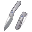 Remette RT-Agile Peregrine Falcon Knife Ceramic Sandblasting Titanium, Satin/Pearlescent M390 (RTCZ-G)