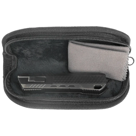 Nóż grawitacyjny Remette Sharp Leopard Black DLC Titanium, Black DLC M390 (RTSLB)