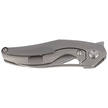 Bestech The Reticulan Neck Knife Grey Titanium, Damascus by Elijah Isham (BT1810G)
