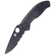 Spyderco Tenacious Knife Black Lightweight FRN, Black Spyder 8Cr13MoV by Eric Glesser (C122PSBBK)