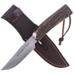 Muela Braco-11A Deer Stag Knife, Satin X50CrMoV15