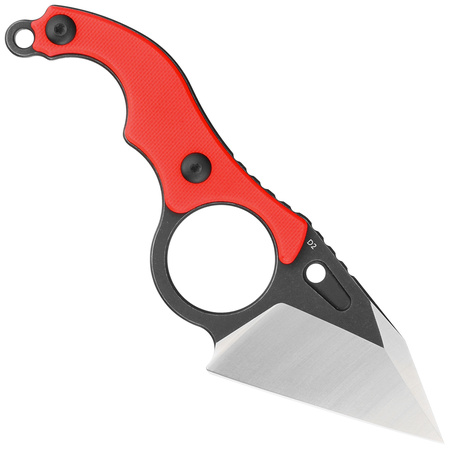 Nóż Kubey Knife Hippocam Red G10, Two Tone D2 (KU166D)