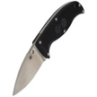 Spyderco Enuff FRN Black Leaf PlainEdge Knife (FB31PBK)