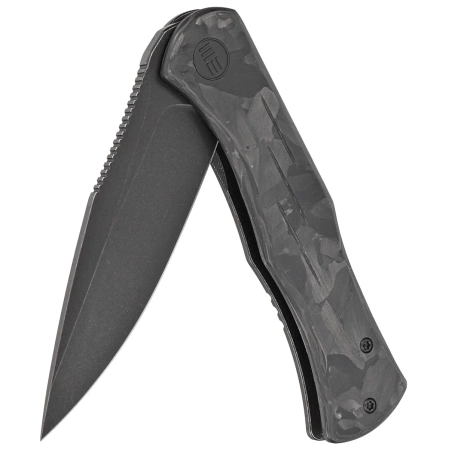 Nóż WE Knife Primoris Marble Carbon Fiber / Black Ti, Black Stonewashed (20047B-1)