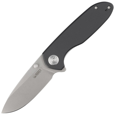 Kubey Belus Knife Black G10, Beadblasted AUS-10 (KU342A)