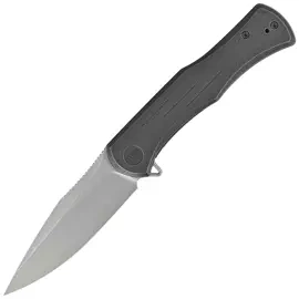 Nóż WE Knife Primoris Black Titanium, Gray Stonewashed (20047A-2)