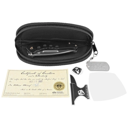 Medford Knife Praetorian Swift FL Flipper Tumbled Tanto, Black Handle, Bronze HW/Clip, S45VN (MKFF2064TT-42TM-T1C1-Q4)