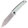 Sencut Knife Brazoria Natural G10, Silver Bead Blasted D2 (SA12B)