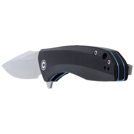 CIVIVI Knife Baklash Black G10, Satin Finish (C801C)