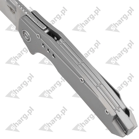 Nóż składany Bestech Nyxie Grey Titanium, Stonewashed/Satin CPM S35VN by Todd Knife and Tool (BT2209A)