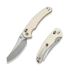 Civivi Sixgill Knife Ivory G10, Satin Nitro-V by Gavko Knives (C24050-2)
