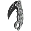 Herbertz CJH Karambit Knife Skulls ABS, Black 420 (ART000137)