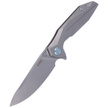 Nóż składany Kubey Nova Frame Lock Gray Titanium, Beadblasted 14C28N (KB235F)